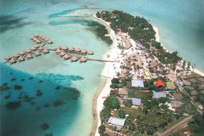 Pointe Matira à Bora Bora en 1967