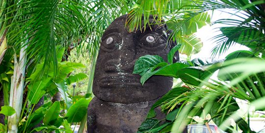 Tiki de l'ancien hotel Maeva