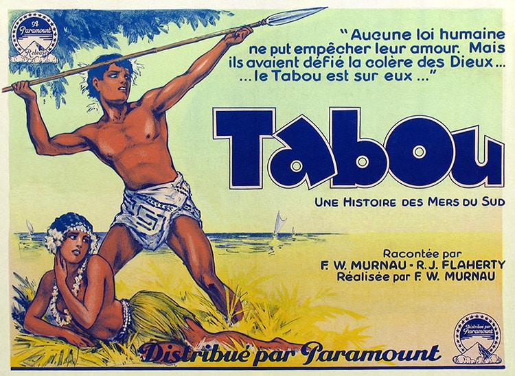 Affiche du film Tabou, une histoire des mers du Sud.