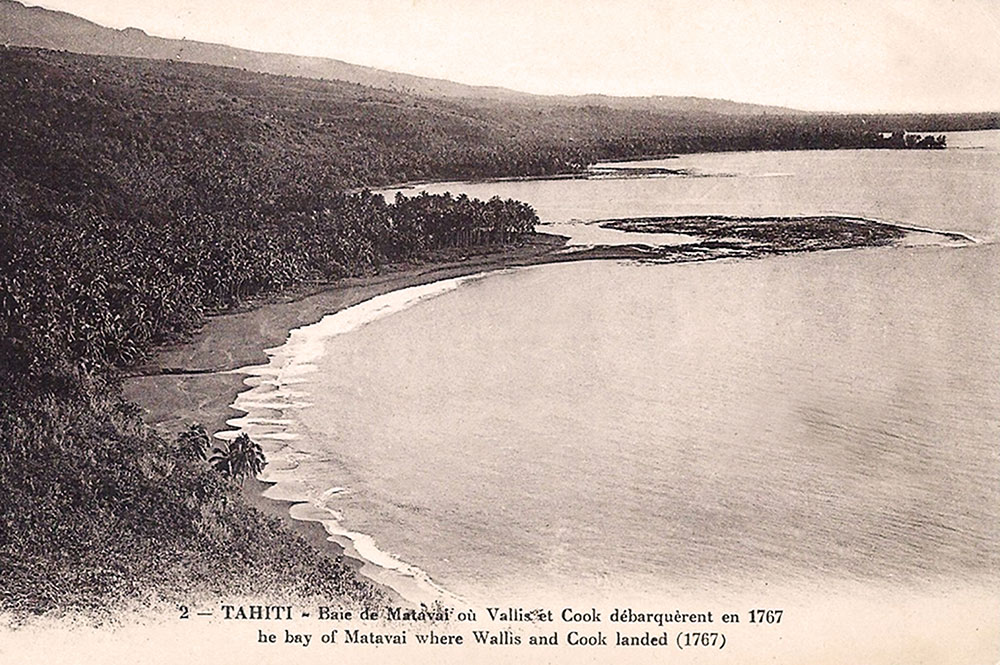 Baie de Matavai vue du Banc du gouverneur