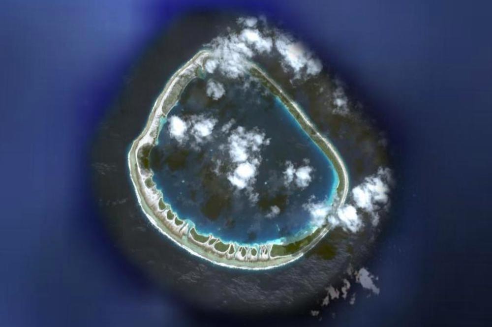 Atoll de Ahunui au Tuamotu