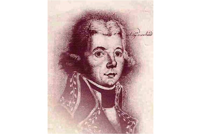 Le capitaine français Etienne Marchand commandant du Solide