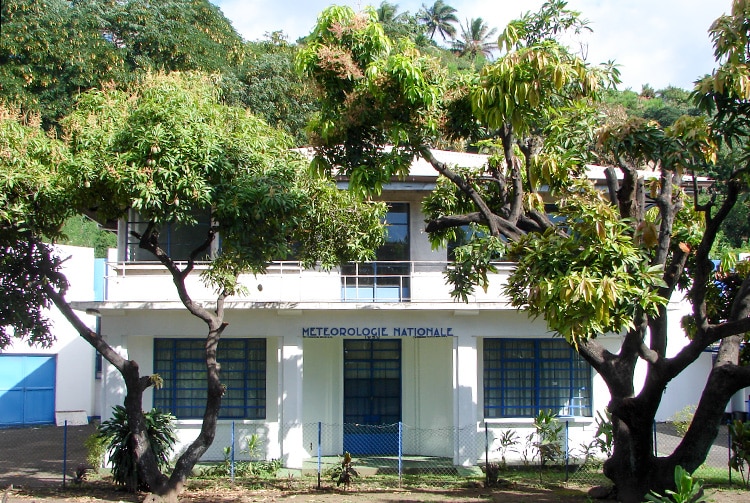 Bâtiment de la météorologie nationale de Faa'a © Tahiti Heritage