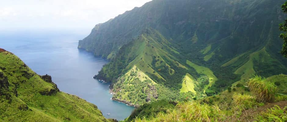 Col des amoureux sur les hauteurs de Hanavave à Fatu Hiva