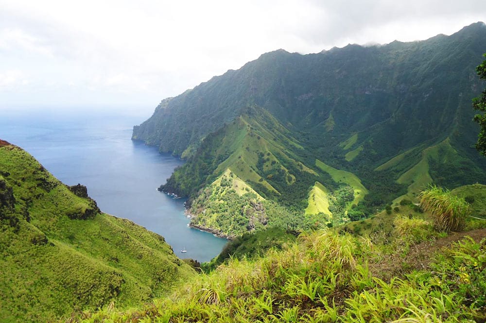 Col des amoureux sur les hauteurs de Hanavave à Fatu Hiva