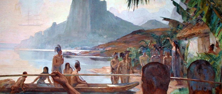 Prophétie de Toapere, par Richard Reimans. cathédrale des Gambier