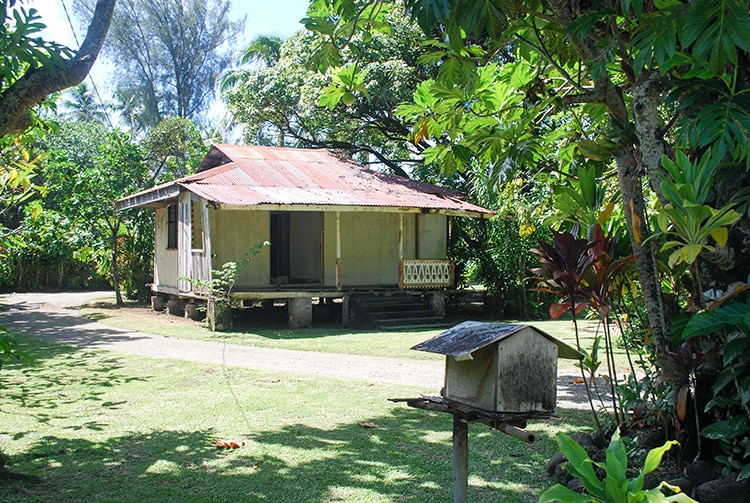 Ancienne maison à Tiarei, Tahiti © Tahiti Heritage