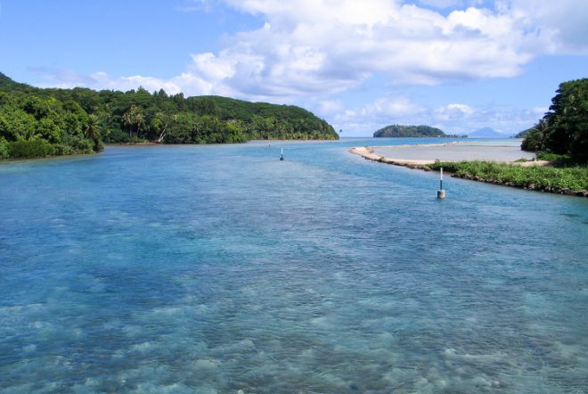 Baie de Port Bourayne à Huahine.