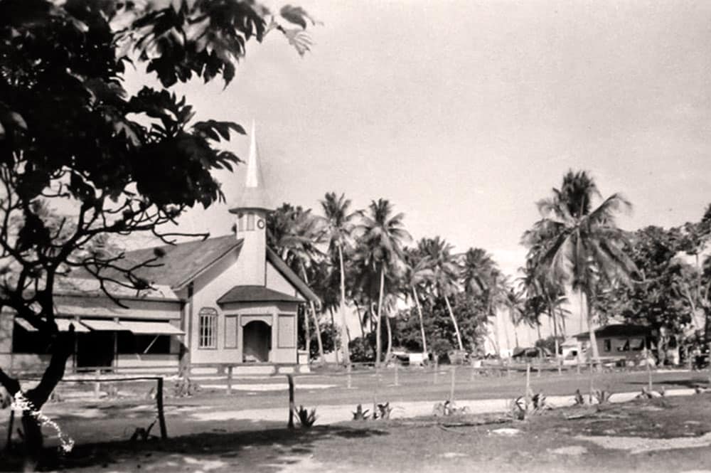 Temple de Kaukura en 1950