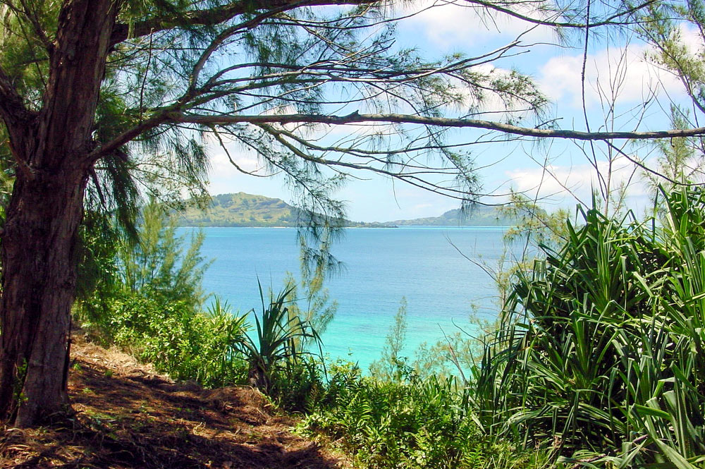 Belvédère du Cap Mata i’u tea, Mangareva. © Tahiti Heritage