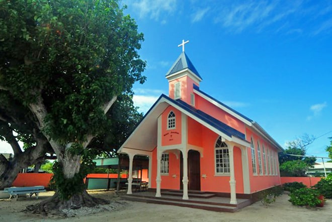 Eglise de Manihi. Photo Sabaydii blogspot