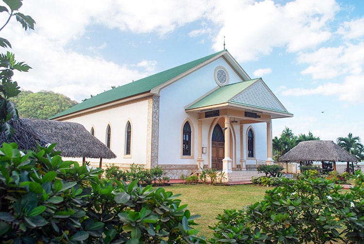 Temple protestant de Horeba - Afareaitu. 2013 © Tahiti Heritage