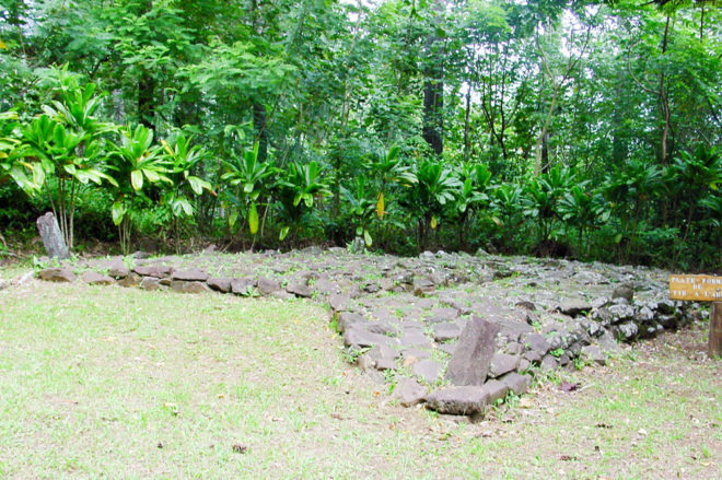 Plateforme d'archers d'Opunohu, Moorea