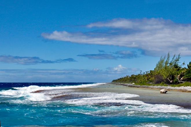 Trou des mokorea, à Niau Tuamotu