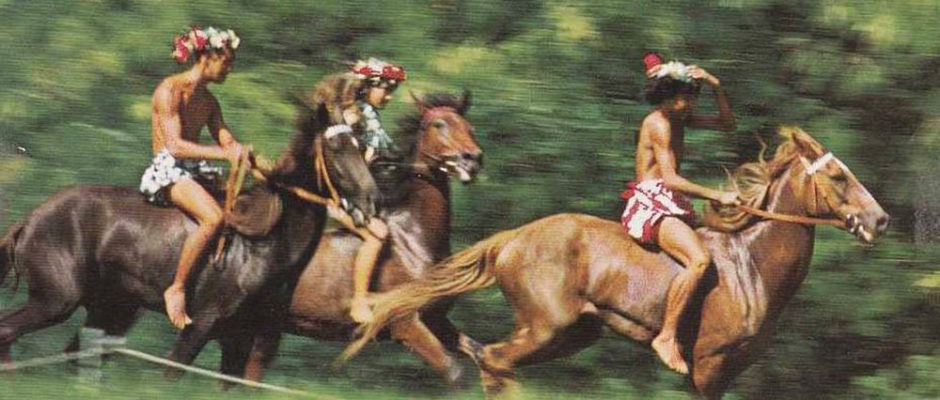 Course pareo à Tahiti. Photo Edwin Christian