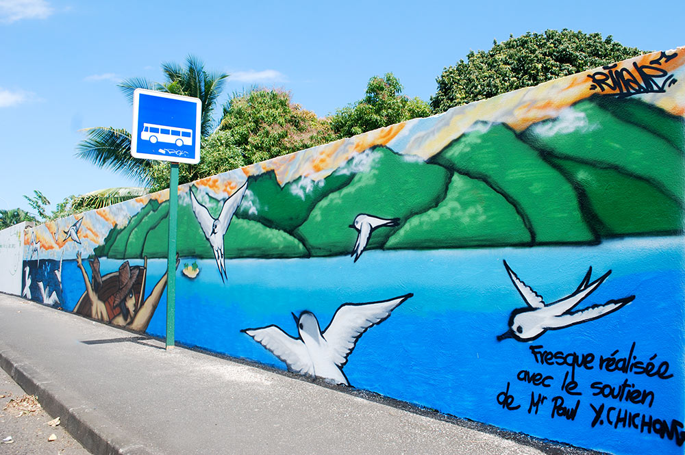 Fresque aux oiseaux pirae