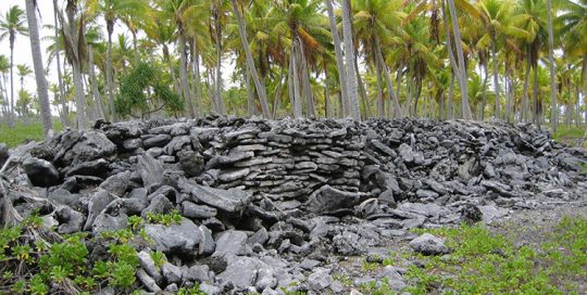 Marae Haeragi de Pukarua. Photo Eric Vuillermoz