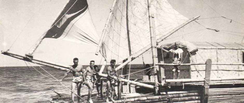 Radeau Tahiti nui d'Eric de bisschop.