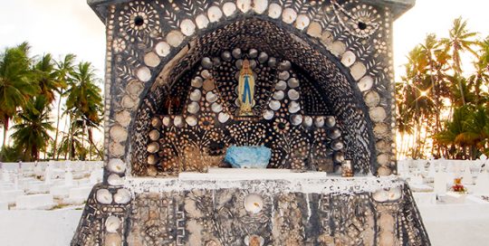 Grotte de Lourdes à Reao, Tuamotu