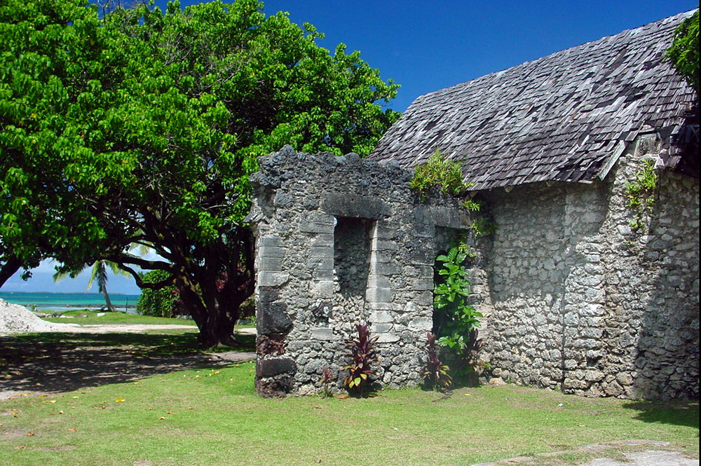 Palais du Roi, à Rikitea, Mangareva