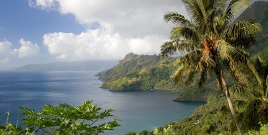 Baie de Hapatoni, à Tahuata