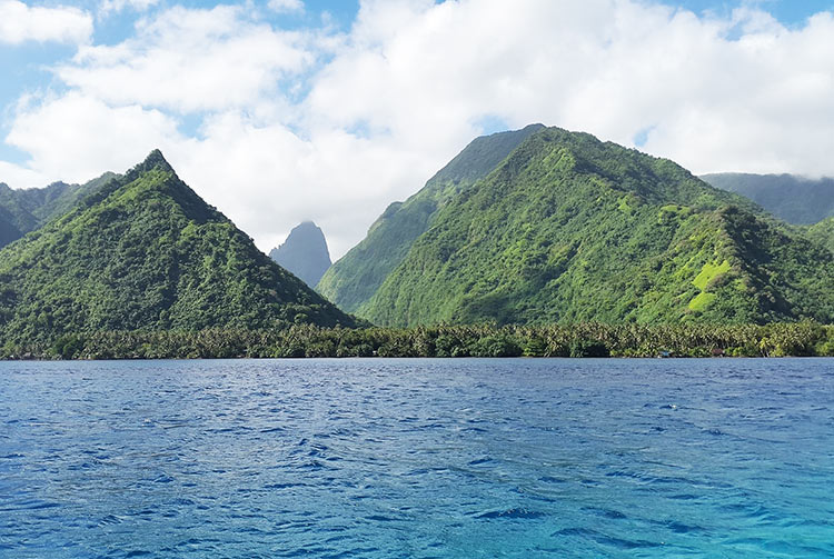 Te pari sur la presqu'île de Tahiti
