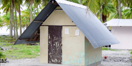 Le bureau de Poste de Tematangi en 2006