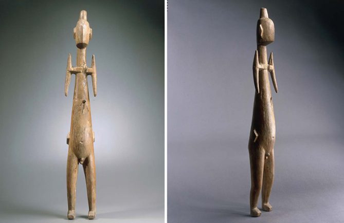 Tiki du dieu Rao, au Gambier.