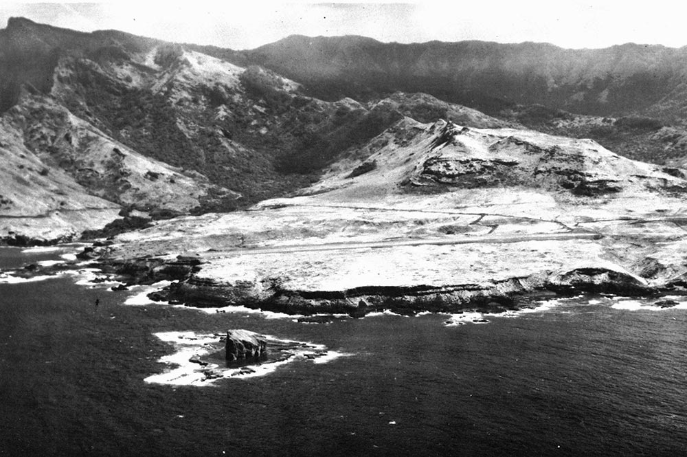 Aéroport de Ua Huka. Cliché militaire