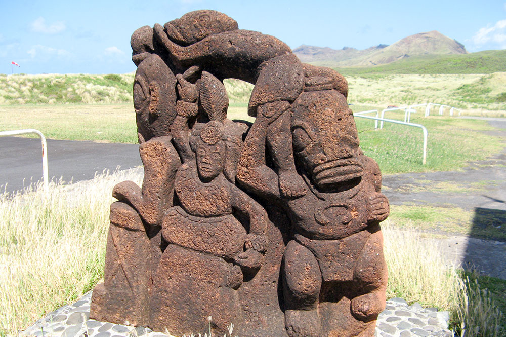 Tiki de l'aeroport de Ua Huka