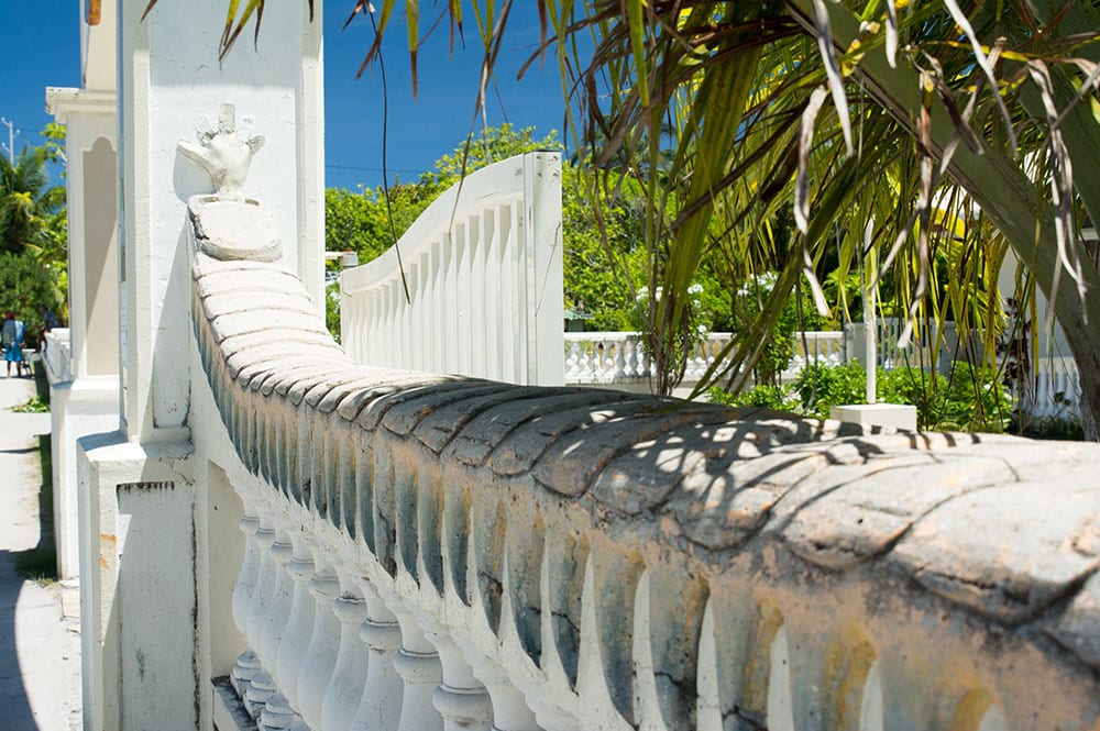 Le viri du nouveau porche de Tiputa en 2016 © Tahiti Heritage