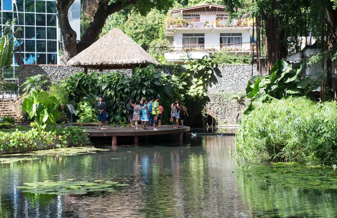 Le bassin de la reine Aimata Pomare IV à Papeete