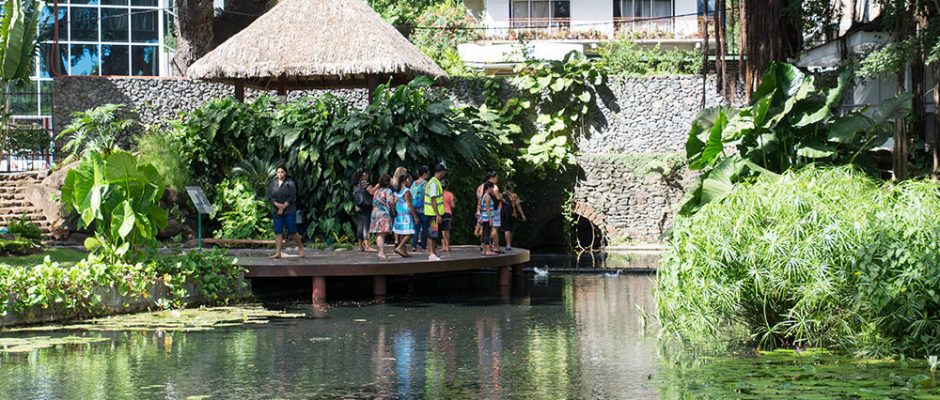 Le bassin de la reine Aimata Pomare IV à Papeete