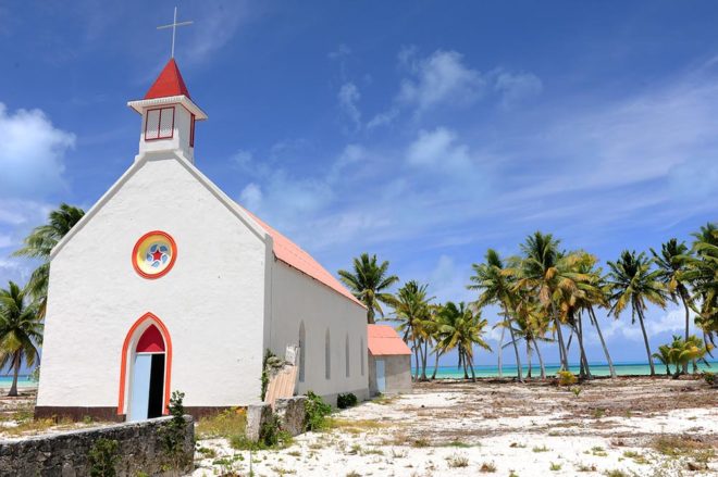 Eglise d'Otepipi, à Anaa. Photo Luca Gargano