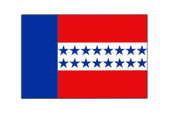 Drapeau de l'archipel des Tuamotu, Polynésie française