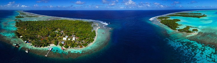 Passe de Tetamanu, à Fakarava. Photo Pierre Lesage