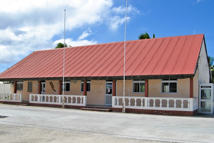 Maison communale de Hao en 2013