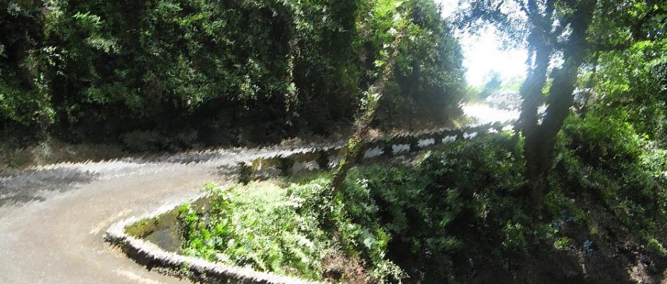 Ancien virage de Nivee à Hitiaa