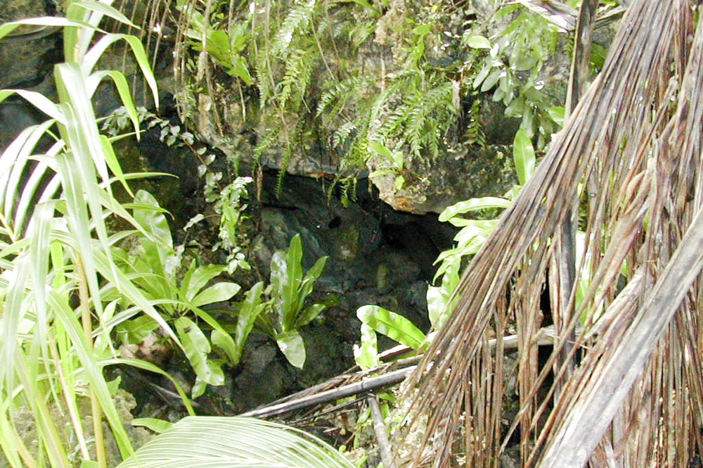 Grotte Vaimarui de Tupana à Niau. Photo Paul Niva