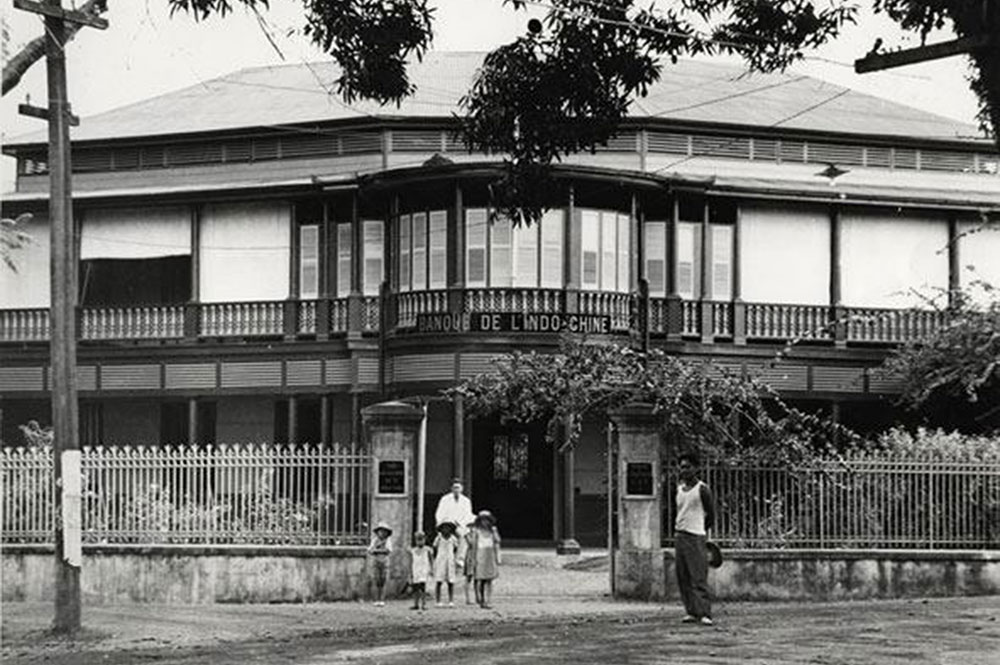 La Banque de l'Indochine de Papeete en 1940