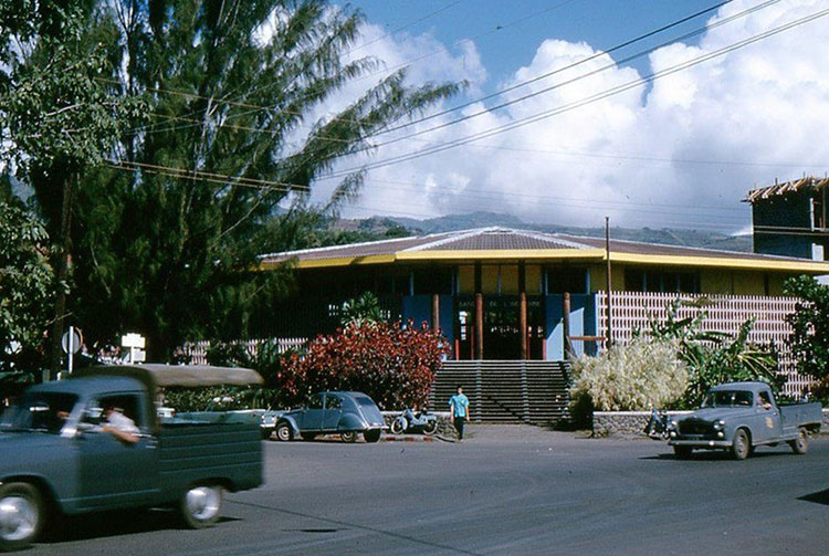 La Banque de l'Indochine de Papeete en 1960