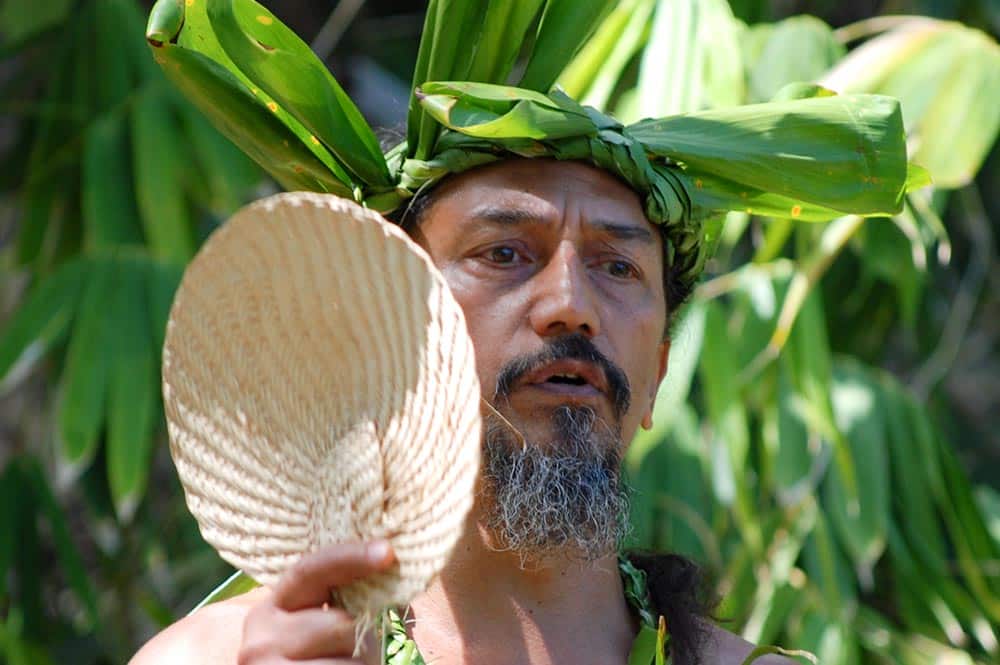 Sunny Walker au marae Tupuhaea