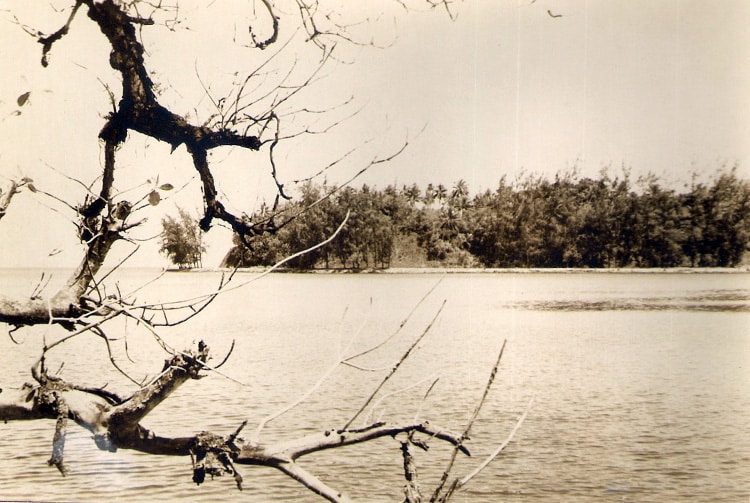 La baie de Fort Phaeton en 1970. Photo Cols bleus