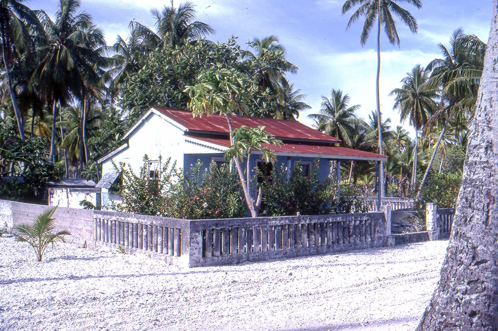 Ancienne maison du village de Tureia, 1967