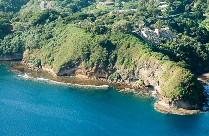 Falaise du Tahara'a à Mahina