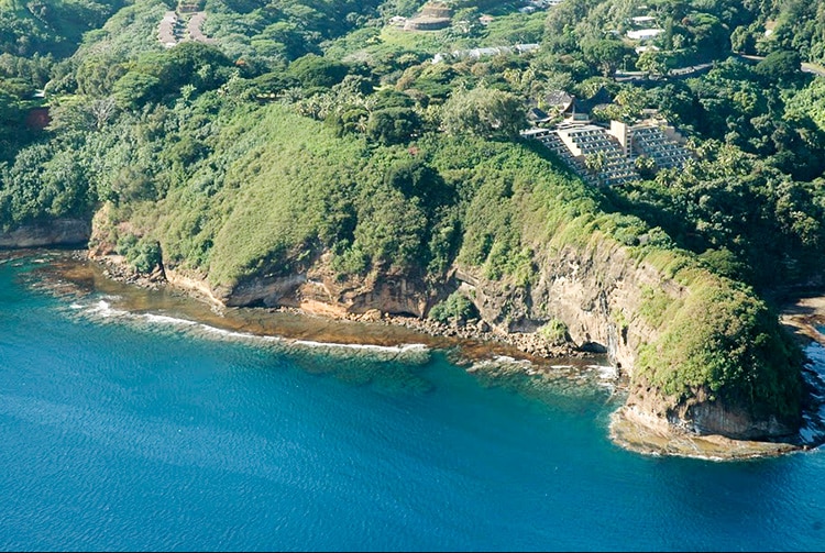 Falaise du Tahara'a à Mahina