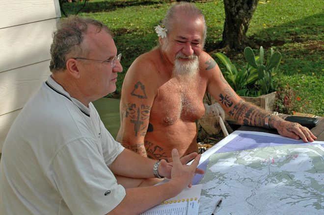 Recensement du patrimoine de Tubuai. Olivier Babin et Raymond Graffe.