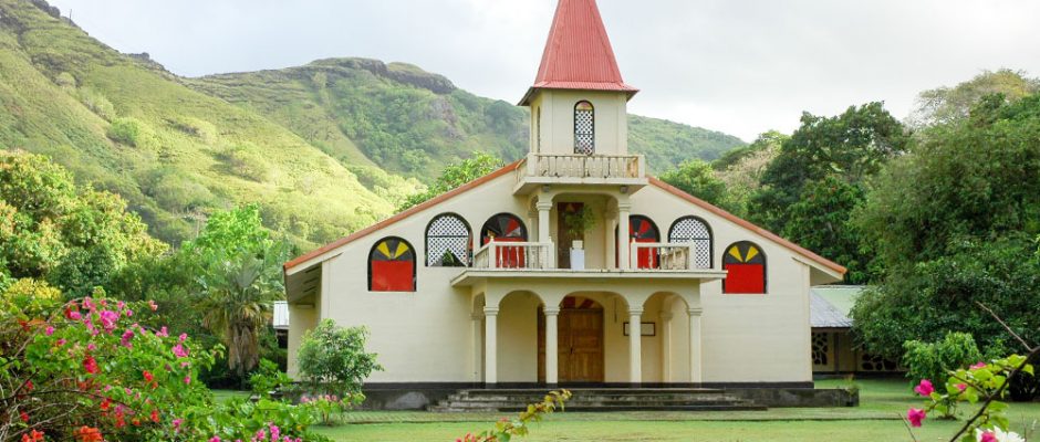 Eglise de l'Immaculée-Conception de Vaipaee. Photo Claude Serra