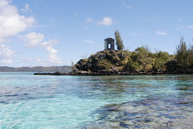 Tour du cap Mata Kuiti à Aukena, Gambier