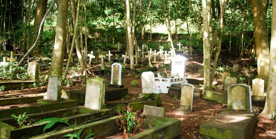 Ancien cimetière des lépreux d'Orofara, Mahina © Tahiti Heritage